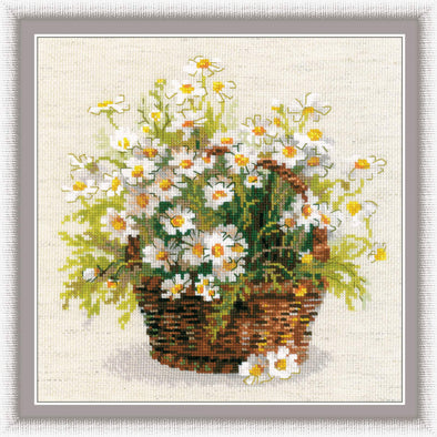 Daisies, Riolis cross-stitch kit