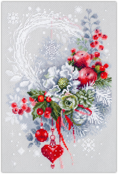 Winter Caprice Cross Stitch Kit by Magic Needle