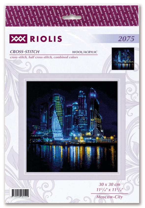 Night City, Riolis cross-stitch kit