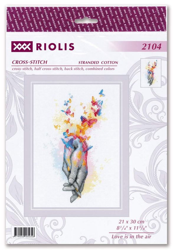 Love is in the Air, Riolis cross-stitch kit