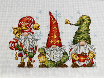 Jolly Gnomes Cross Stitch Kit by Riolis