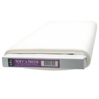 Sulky Soft 'n Sheer Stabilizer - White - 20'' x 25 yd. Bolt