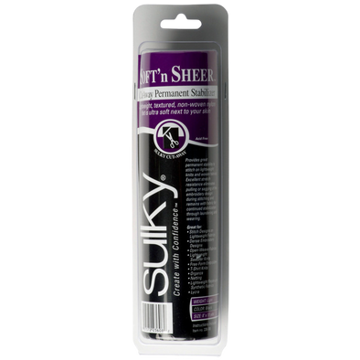 Sulky Soft 'n Sheer Stabilizer - Black - 8'' x 11 yd. Roll