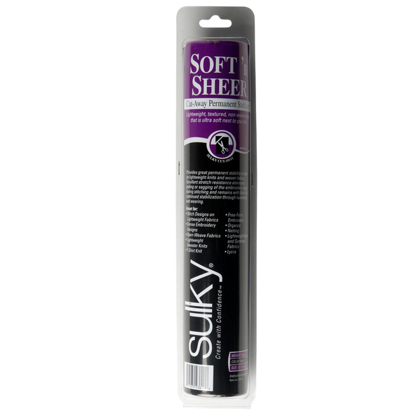 Sulky Soft 'n Sheer Stabilizer - Black - 12'' x 11 yd. Roll