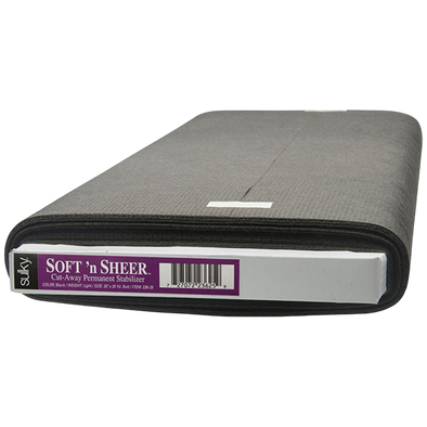 Sulky Soft 'n Sheer Stabilizer - Black - 20'' x 25 yd. Bolt