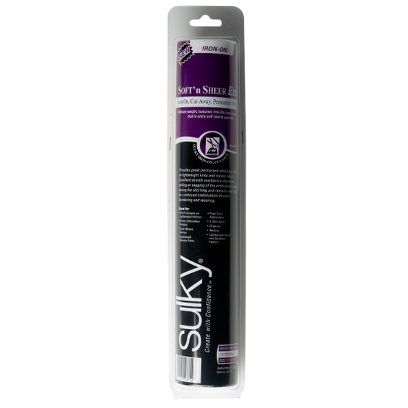Sulky Soft 'n Sheer Extra Stabilizer - White - 12'' x 8 yd. Roll