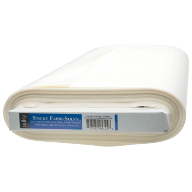 Sulky Sticky Fabri-Solvy Stabilizer - White - 20'' x 25 yd. Bolt