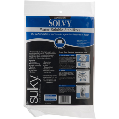Sulky Solvy Stabilizer - Clear - 19 1/2'' x 3 yd. Pkg