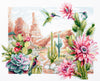 Wild West Flowers Cross Stitch Kit by Magic Needle