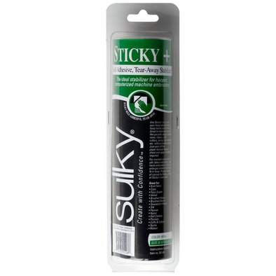 Sulky Sticky+ Stabilizer - White - 8 1/4'' x 6 yd. Roll