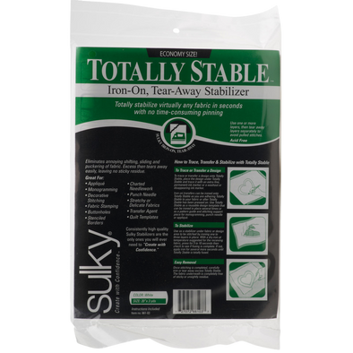 Sulky Totally Stable Stabilizer - White - 20'' x 3 yd. Pkg