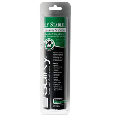 Sulky Totally Stable Stabilizer - Black - 8" x 12 yd. Roll