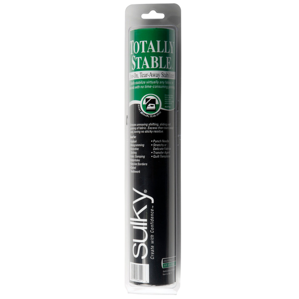 Sulky Totally Stable Stabilizer - Black - 12" x 12 yd. Roll