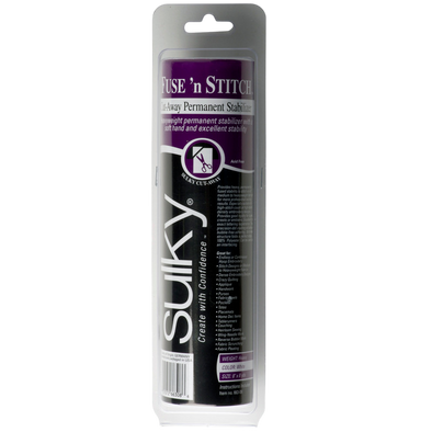 Sulky Fuse 'n Stitch™ Stabilizer - White - 8'' x 8 yd. Roll