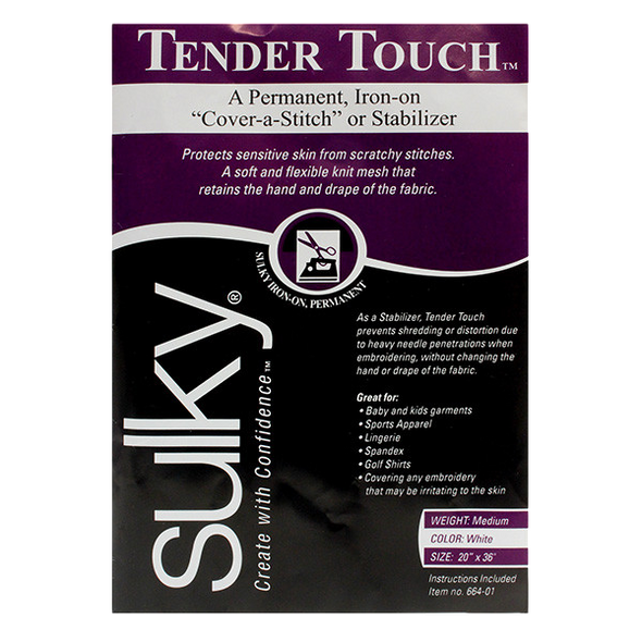 Sulky Tender Touch Stabilizer - White - 20" x 1 yd. Pkg