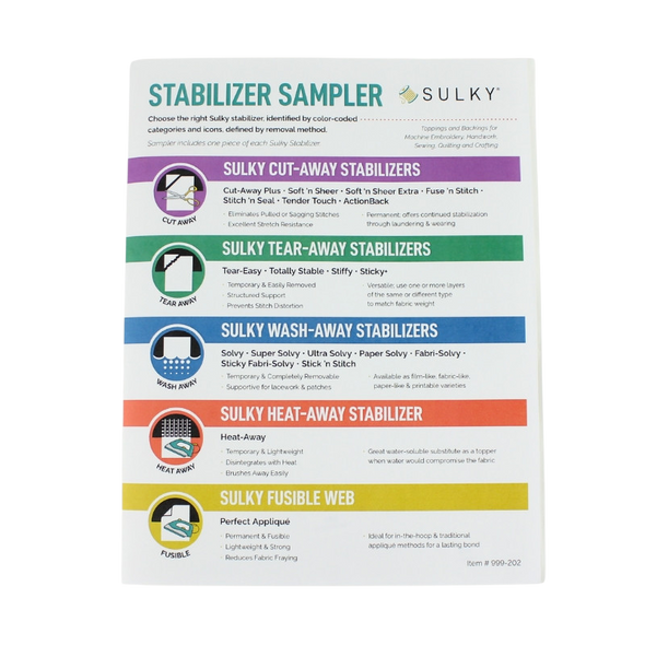 Sulky Stabilizer Sampler Pack