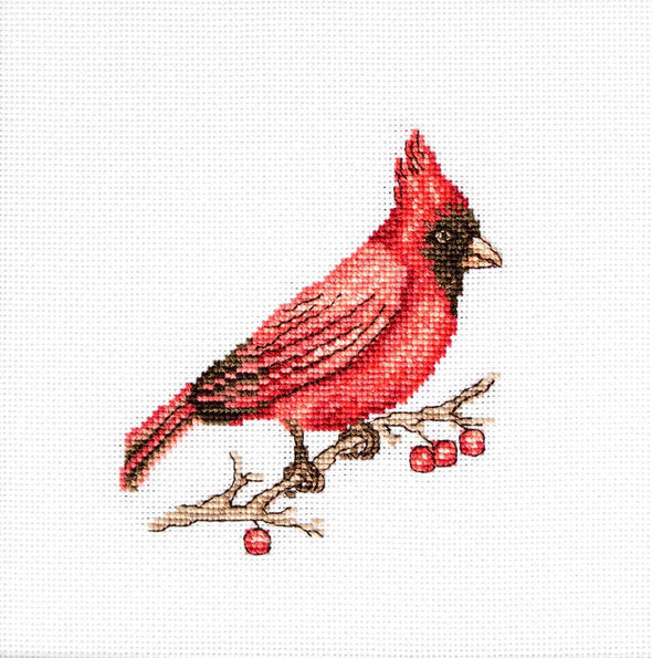 Cardinal Cross Stitch Kit by Luca-S
