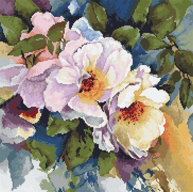 Roses Cross Stitch Kit by Luca-S