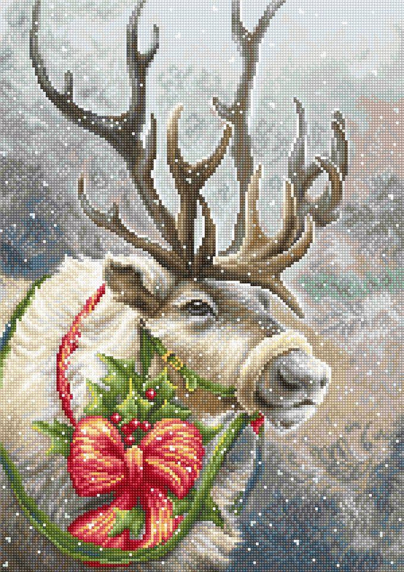 Christmas Deer Cross Stitch Kit by Luca-S