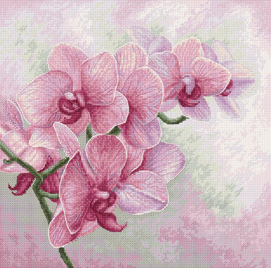 Graceful Orchids Cross Stitch Kit by Luca-S