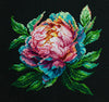 ''Abalone Pearl'' Peony Cross Stitch Kit by Luca-S