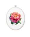 ’’Coral Charm’’ Peony Cross Stitch Kit by Luca-S