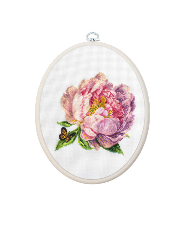 ’’Rozella’’ Peony Cross Stitch Kit by Luca-S