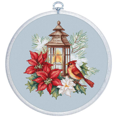 Poinsettia Cross Stitch Kit by Luca-S