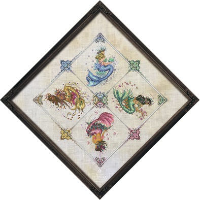 Seasons Mermaid Mandala by Bella Filipina