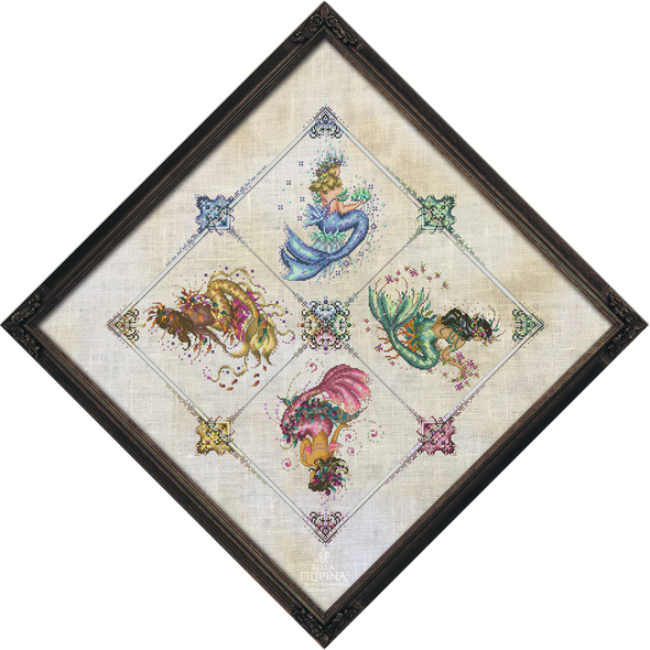 Seasons Mermaid Mandala by Bella Filipina