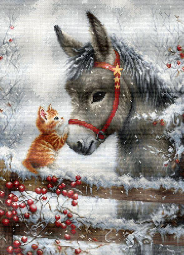 Warm Hug Cross Stitch Kit by Luca-S