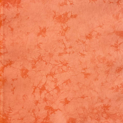Tangerine Orange hand-dyed cross stitch fabric