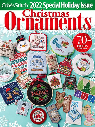 Just Cross Stitch 2022 Special Holiday Issue Christmas Ornaments