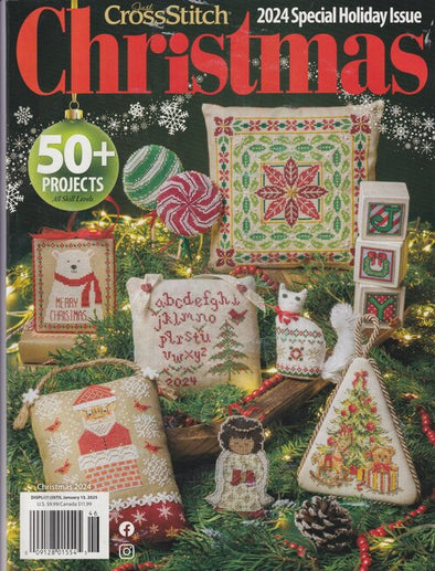 Just Cross Stitch 2024 Special Holiday Issue Christmas Ornaments