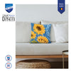 Sunflowers on Blue Cross Stitch Cushion Kit by Vervaco