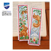 Rabbit and Squirrel set of 2 Cross Stitch Bookmark Kit by Vervaco
