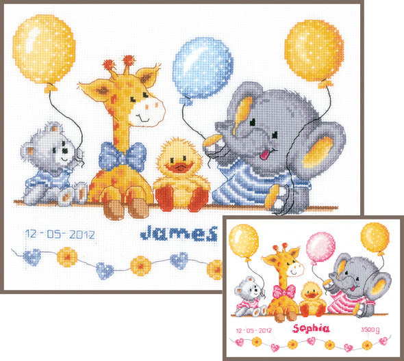 Baby shower II Cross Stitch Kit by Vervaco
