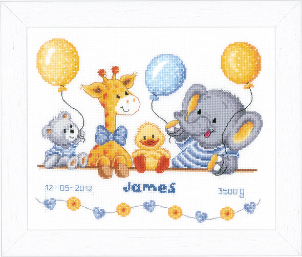 Baby shower II Cross Stitch Kit by Vervaco