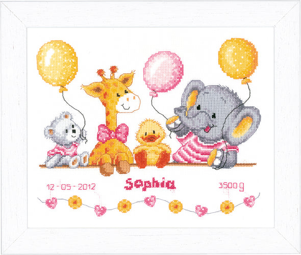 Baby shower II Cross Stitch Kit by Vervaco