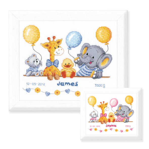 Baby shower II Cross Stitch Kit by Vervaco