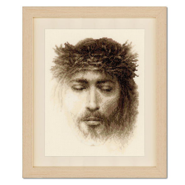 Jesus Cross Stitch Kit by Vervaco