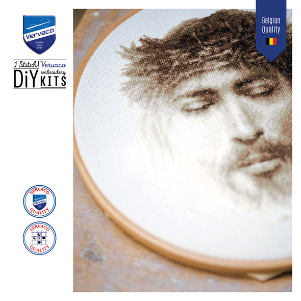 Jesus Cross Stitch Kit by Vervaco