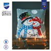 Snowmen Cross Stitch Cushion Kit by Vervaco