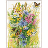 Wildflower Rest Stop Cross Stitch Kit by Lanarte