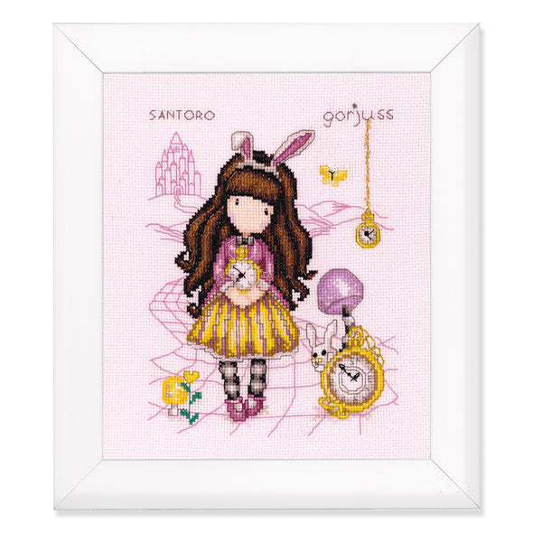 Gorjuss Just One Second Cross Stitch Kit by Vervaco