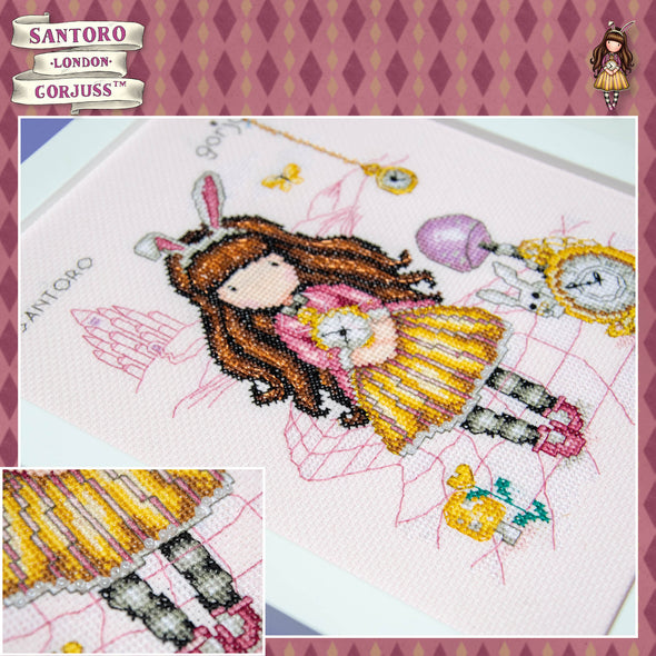 Gorjuss Just One Second Cross Stitch Kit by Vervaco