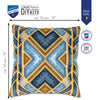 Geometric Cross Stitch Cushion Kit by Vervaco