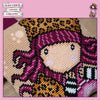 Gorjuss Purrrrrfect Love Cross Stitch Cushion Kit by Vervaco