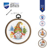 Miniature kit Gnomes set of 3 Cross Stitch Kit by Vervaco