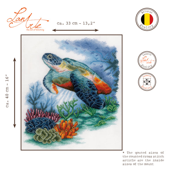 Treasures Undersea Cross Stitch Kit by Lanarte